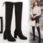 Chunky-heel Over The Knee Boots