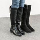 Zip-up Tall Boots (2 Designs)