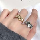 925 Sterling Silver Spiky Open Ring