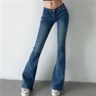 Low Waist Slim-fit Boot-cut Jeans