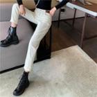 Fleece-lined Plain Pants