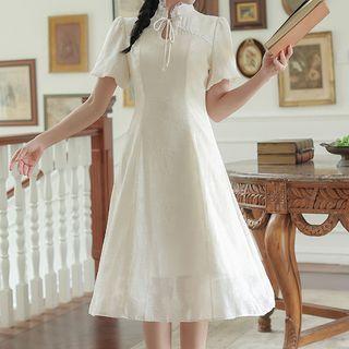 Sheath Short-sleeve Dress