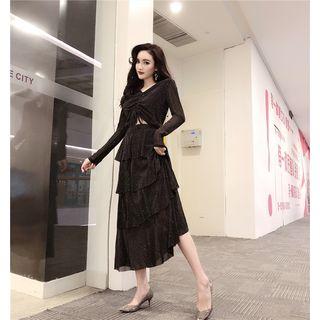 Long-sleeve Top / Short-sleeve Top / Maxi Layered Skirt / Set