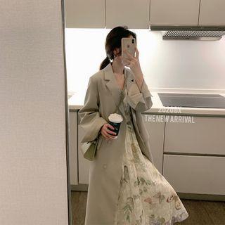 Midi Double-breasted Blazer