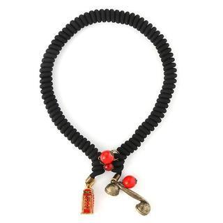 Telephone Booth On Neck - Necklace Black - One Size