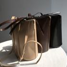 Textured Tote Bag With Pouch