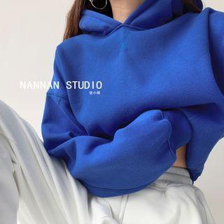 Loose-fit Cropped Hoodie In 5 Colors