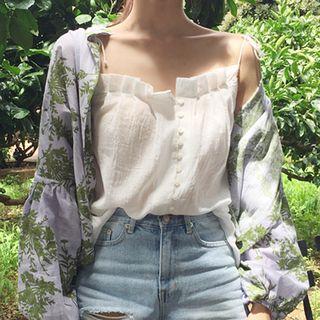 Button Detail Camisole Top