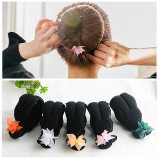 Floral Hair Bun Maker