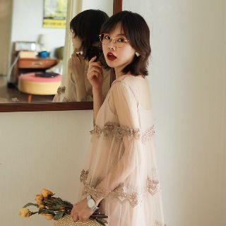 Lace A-line Dress With Slipdress