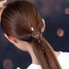 Retro Agate Hair Clip Red - One Size