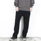 Band-waist Tape-accent Pants