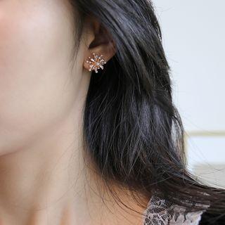 Faux Pearl Earring 1 Pair - S925 Silver - One Size