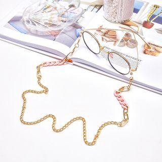 Chunky Chain Acrylic Alloy Eyeglasses Retainer