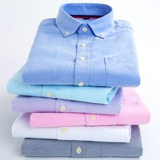 Button Down Collar Oxford Shirt