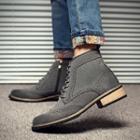 Wing-tip Lace-up Chukka Boots