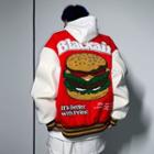 Burger Baseball Jacket