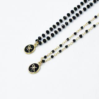 Pendant Bead Necklace In 2 Types