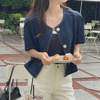 Button-up Boxy Jacket