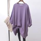 Balloon-sleeve Tunic T-shirt