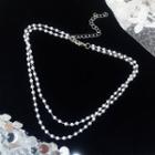 Faux Pearl Layered Necklace Faux Pearl Layered Necklace - One Size