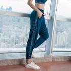 Lettering Sports Cropped Tank Top / Sweatpants / Set