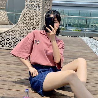 Penguin Embroidery Polo Shirt