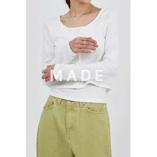 Set: U-neck Cardigan + Halter Top