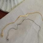 Wavy Metal Bar Bracelet