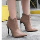 Stiletto-heel Pointy-toe Ankle Boots