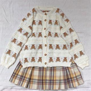 Bear Cardigan Almond - One Size