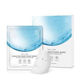 Wellage - Aqua B5 Soothing Mask Set 5 Pcs