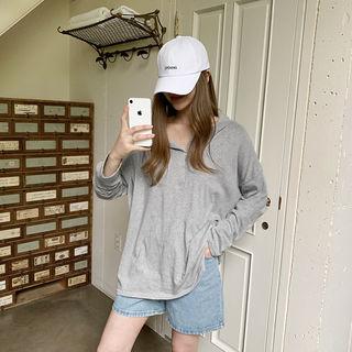 Lettered Over-fit Hoodie