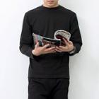 Couple-matching Plain Round-neck Long-sleeve Top
