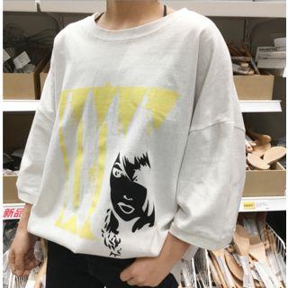 Print 3/4-sleeve Sweatshirt