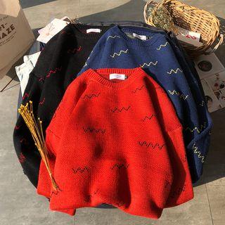 Wavy Pattern Sweater