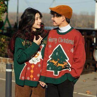 Christmas Graphic Jacquard Sweater