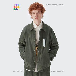 Corduroy Loose-fit Shacket
