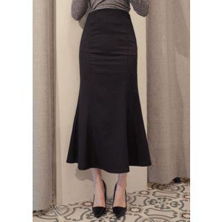 Monotone Maxi Mermaid Skirt