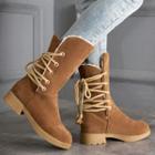 Lace-up Snow Mid-calf Boots