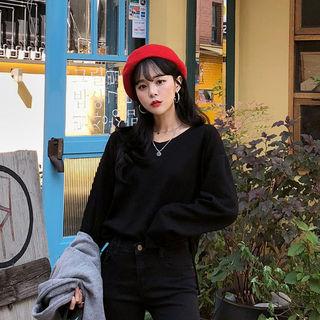 Extra Long-sleeve Loose-fit T-shirt