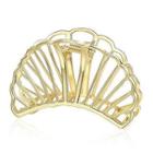 Shell Alloy Hair Clamp Gold - One Size