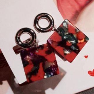 Patterned Statement Earring