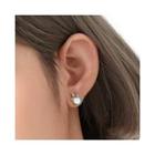 925 Sterling Silver Non-matching Bead Unicorn & Rainbow Earring As Shown In Figure - One Size