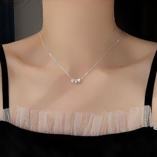 Cube Necklace 925 Silver - - One Size