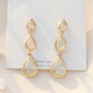 Water Drop Dangle Earring / Clip-on Earring