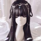 Alloy Fringed Headpiece As Shown In Figure - One Size