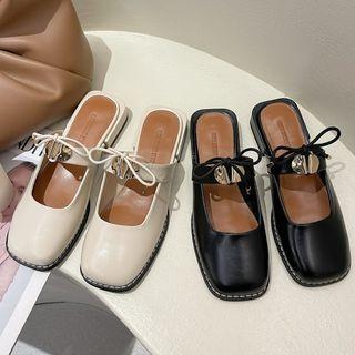 Mary Jane Slide Sandals