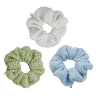 Fluffy Knit Scrunchy Hair Tie