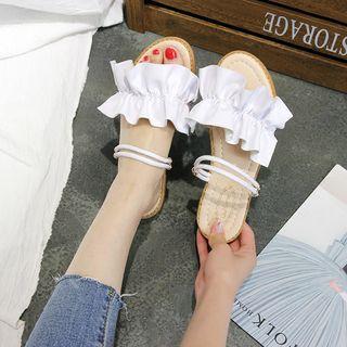 Ruffle Two-way Sandals